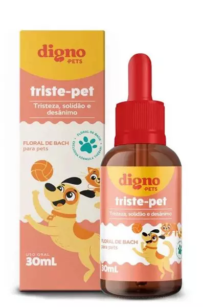 Floral Pet - Tristeza, Ansiedade e Solidão 30ml - Digno - Thérapi Floral Pet - Tristeza, Ansiedade e Solidão 30ml - Digno - Thérapi