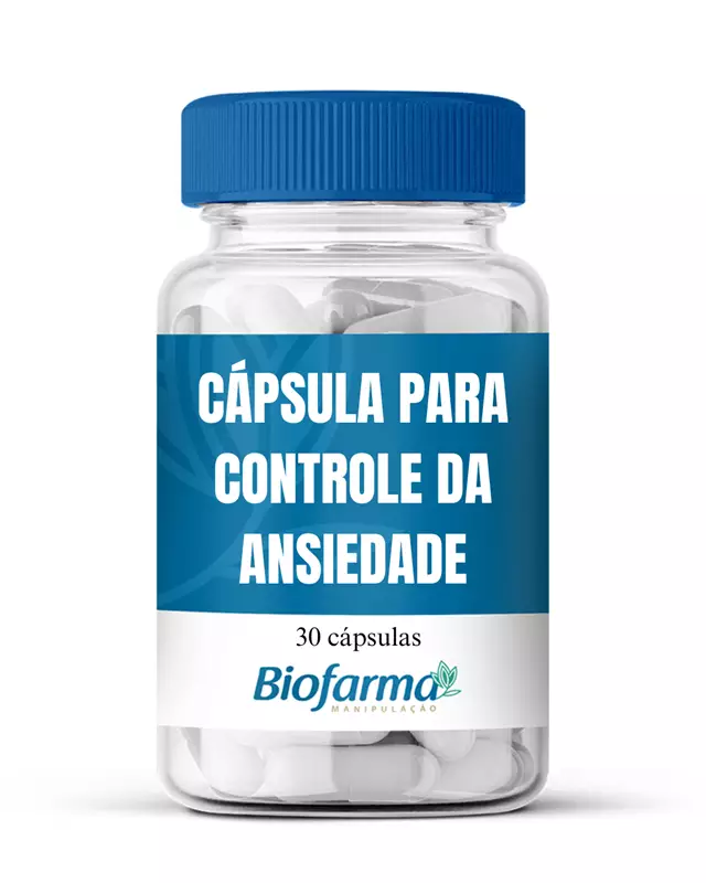 CÁPSULA PARA CONTROLE DA ANSIEDADE - 30 CÁPSULAS