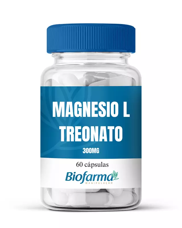 Magnésio Treonato 300mg 60 Doses
