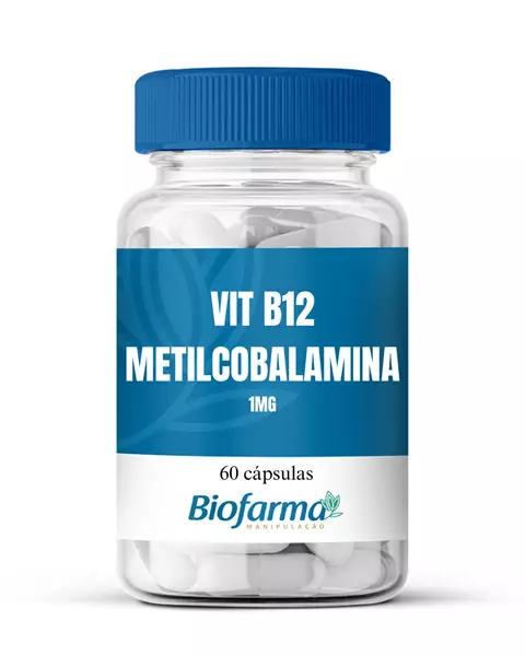 Vitamina B12 (METILCOBALAMINA) 1mg 60 Cápsulas