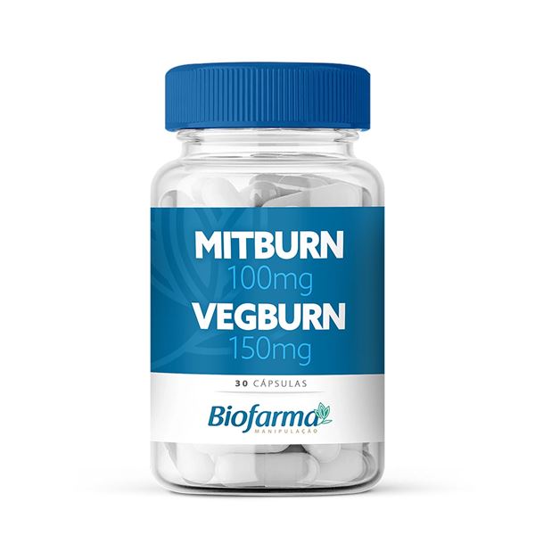 Mitburn 50mg + Vegburn 150mg 30 Cápsulas