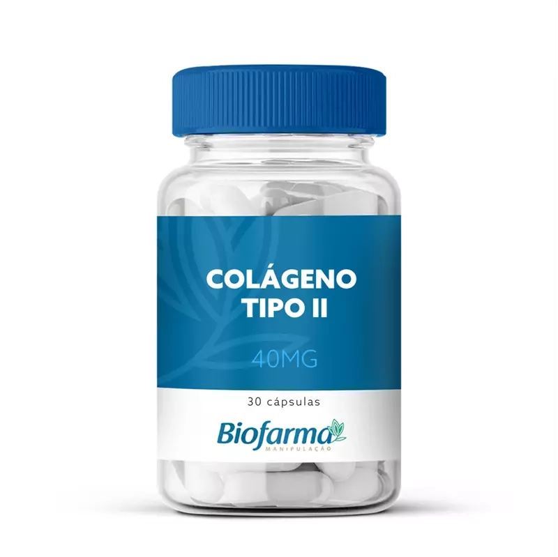 Colágeno Tipo II 40mg - 30 Cápsulas