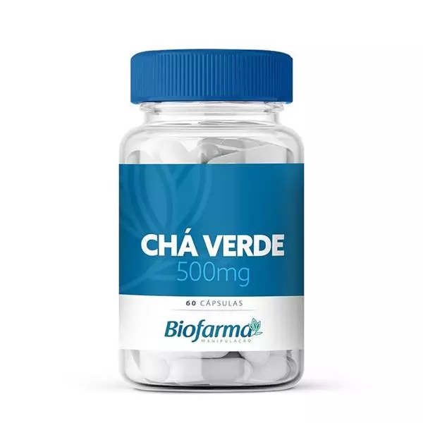 Chá Verde 500mg 60 Cápsulas