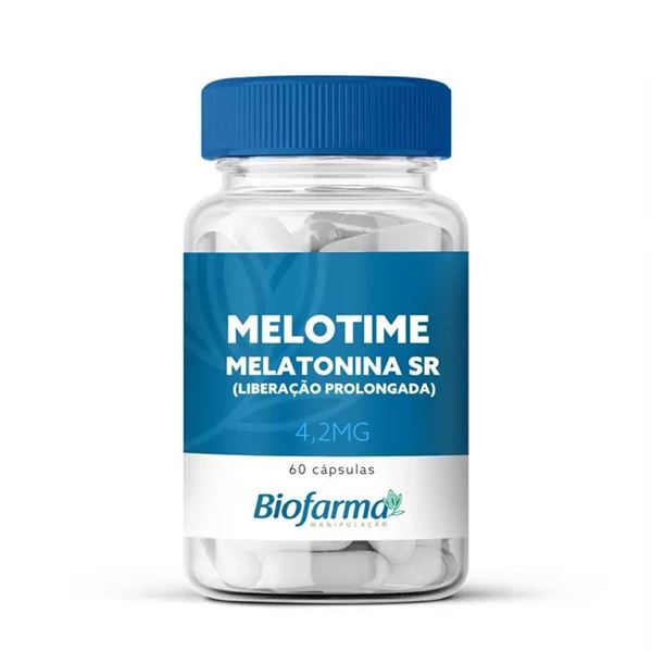 Melotime (melatonina liberação prolongada) 4,2mg - 60 Cápsulas