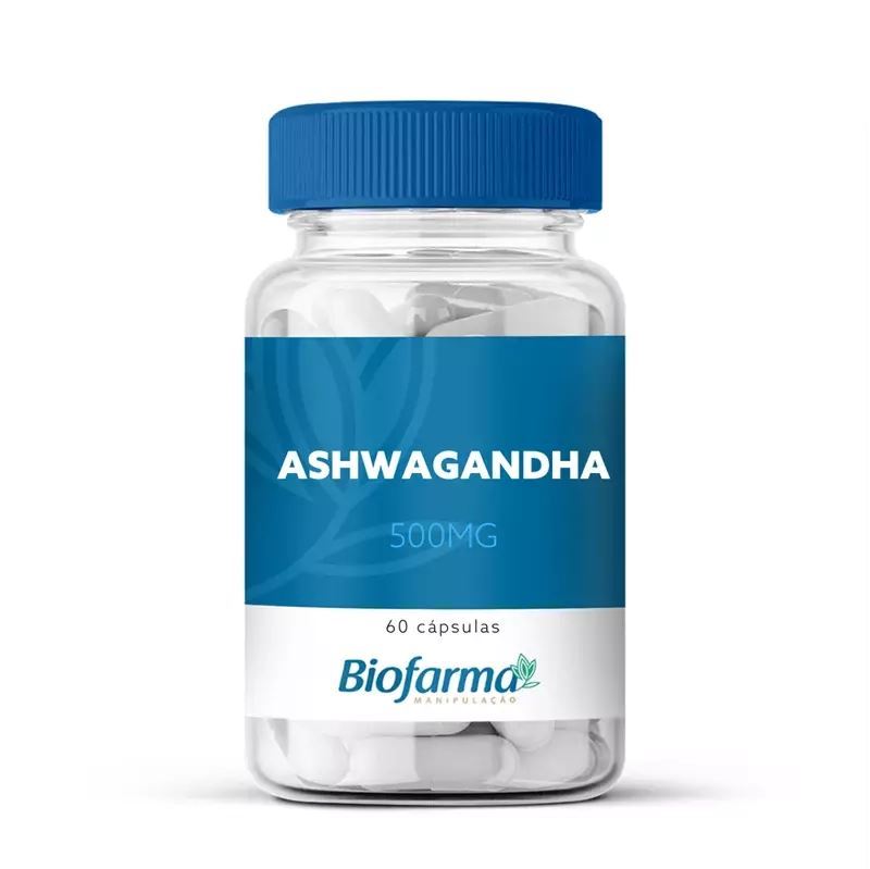 Ashwagandha (Withania sominifera) 500mg - 60 Cápsulas