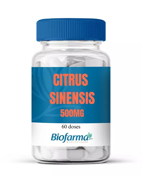 CITRUS SINENSIS (LARANJA MORO) 500MG - 60 CÁPSULAS