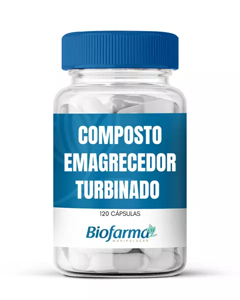 Composto Emagrecedor Turbinado  120 cápsulas/ 60 doses