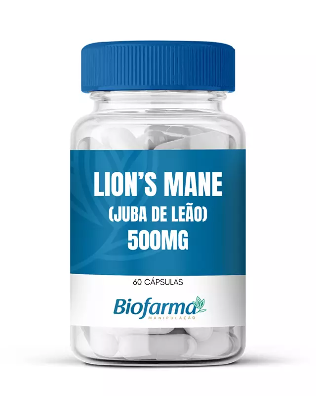 LION'S MANE (JUBA DE LEÃO) 500MG - 60 CÁPSULAS