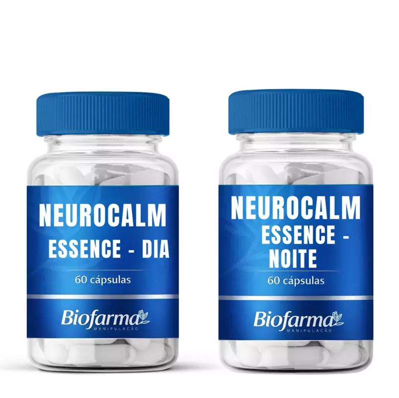 NeuroCalm Essence Protocol | Equilíbrio & Bem-Estar Dia e Noite - 60 cápsulas 