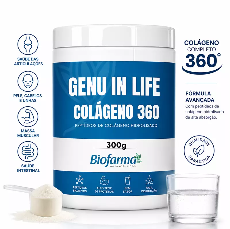 GENU IN LIFE COLÁGENO 360 - 300g