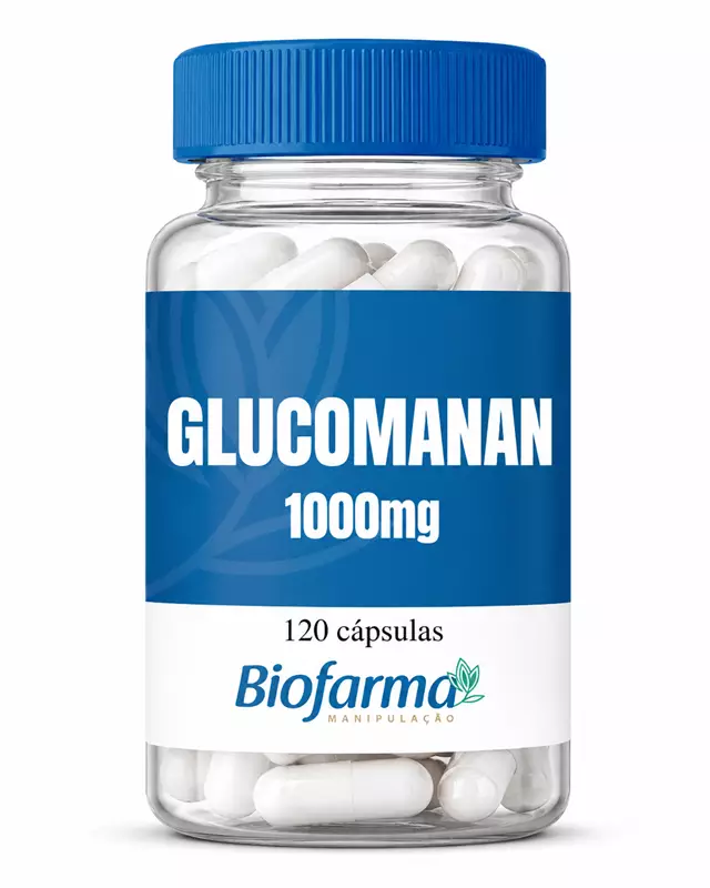 Glucomanan 1000mg 120 cápsulas = 60 Doses