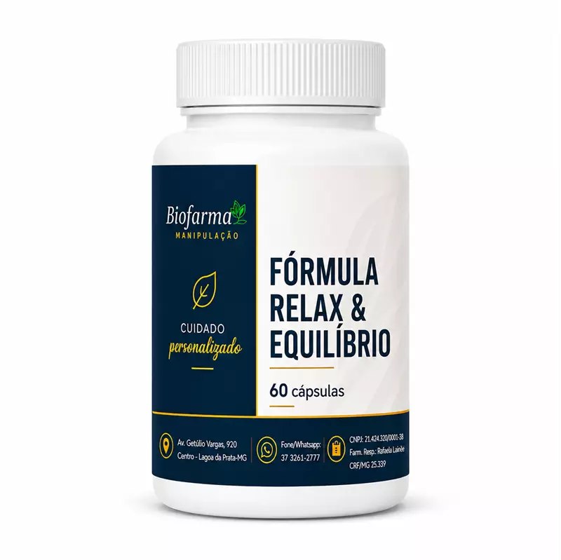 Fórmula Relax & Equilíbrio � 60 Cápsulas
