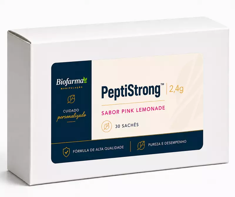 PEPTISTRONG - 30UN - SABOR PINK LEMONADE