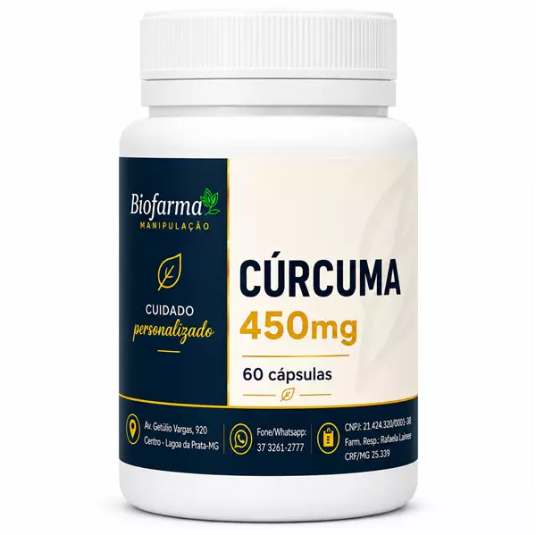 Cúrcuma 450mg 60 cápsulas 