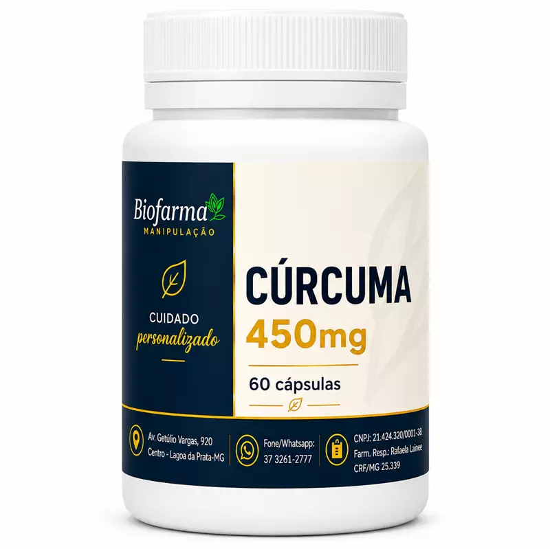 Cúrcuma 450mg 60 cápsulas 