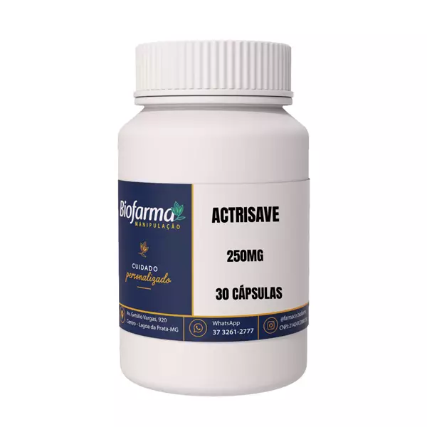 ACTRISAVE 250MG - 30 CÁPSULAS