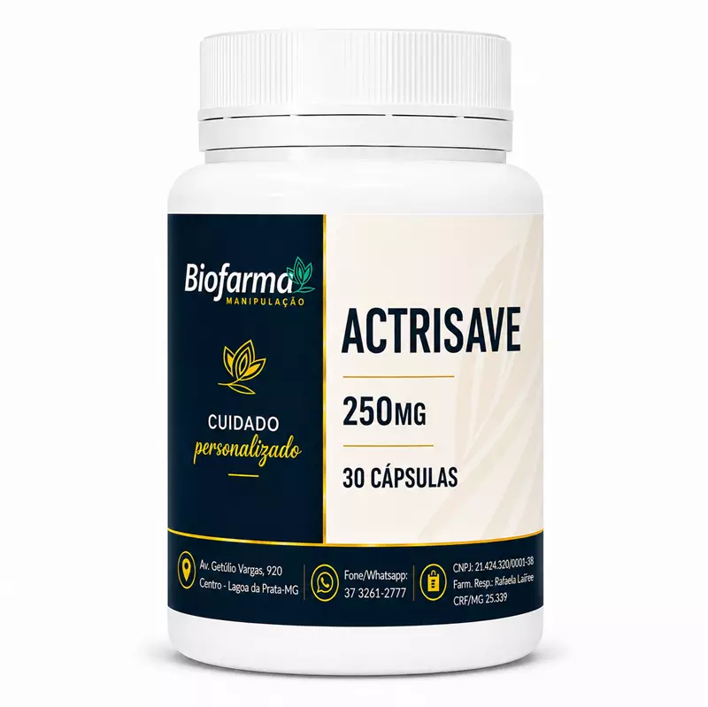 ACTRISAVE 250MG - 30 CÁPSULAS