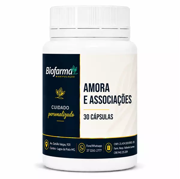 AMORA E ASSOCIAÇÕES - 30 cápsulas