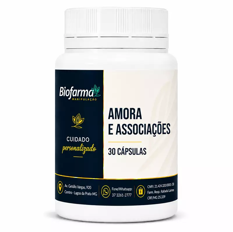 AMORA E ASSOCIAÇÕES - 30 cápsulas