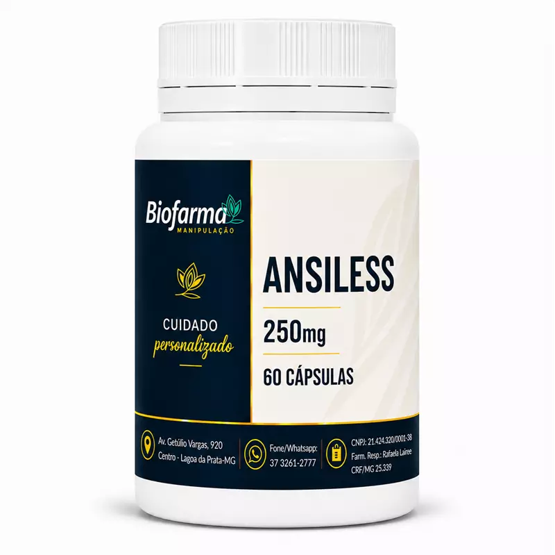 ANSILESS 250mg - 60 CÁPSULAS