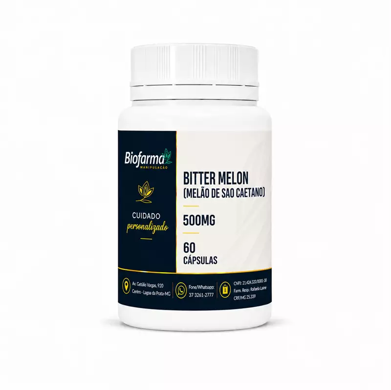 BITTER MELON (MELÃO DE SAO CAETANO) 500MG - 60 CÁPSULAS
