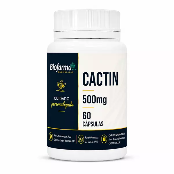 Cactin 500mg 60 Cápsulas