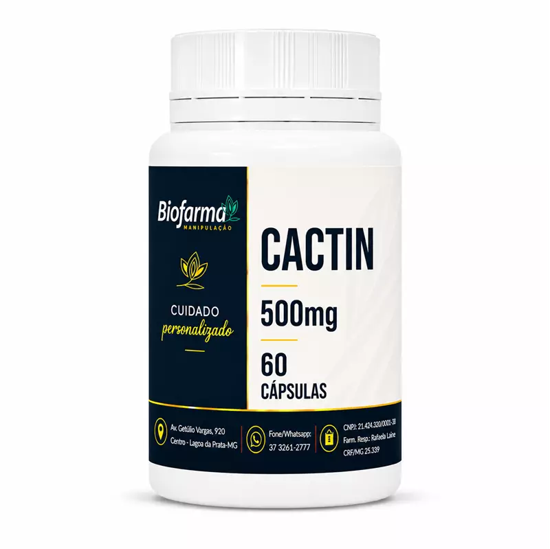 Cactin 500mg 60 Cápsulas