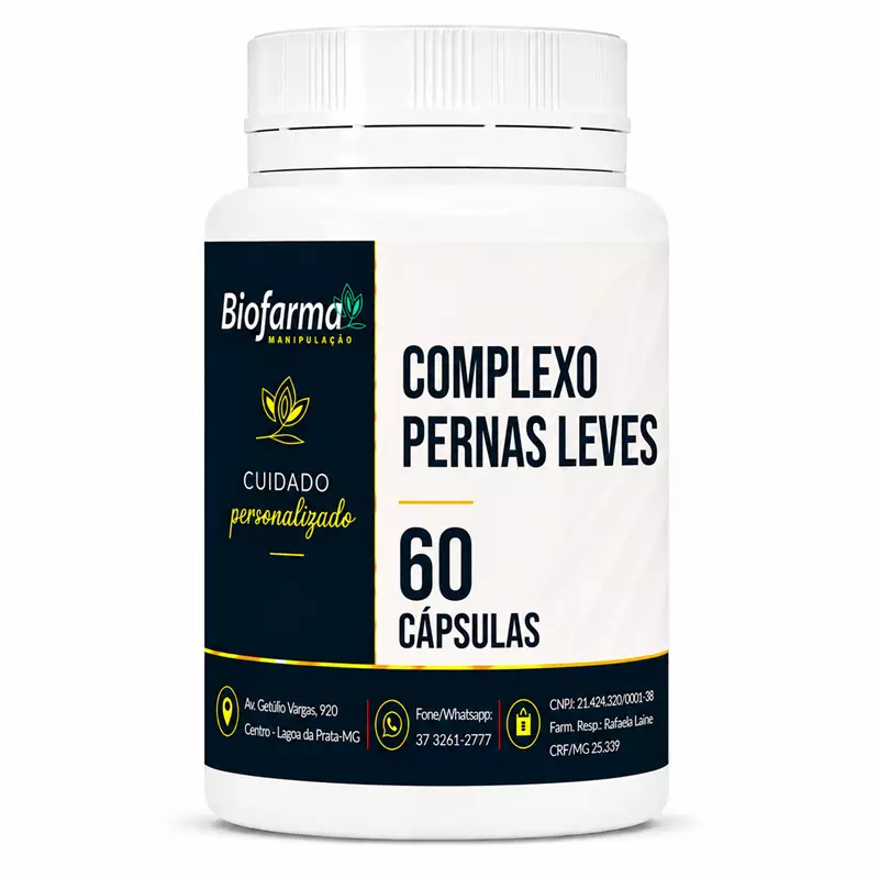 Complexo Pernas Leves - 60 CÁPSULAS