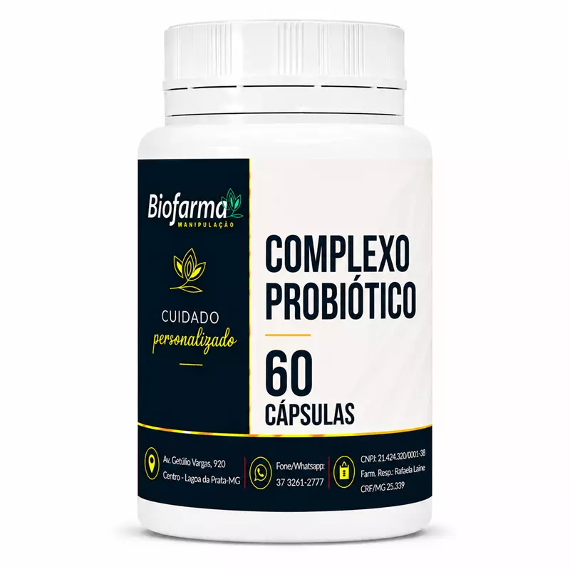 COMPLEXO PROBIÓTICO - 60 CAPSULAS