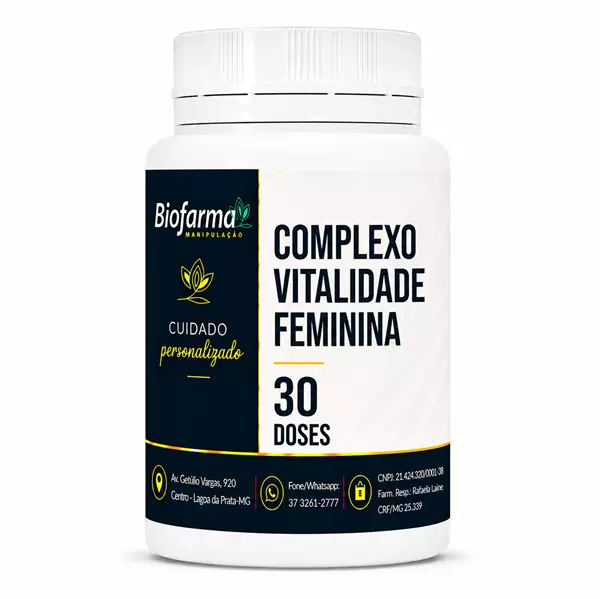 Complexo Vitalidade Feminina 30 doses