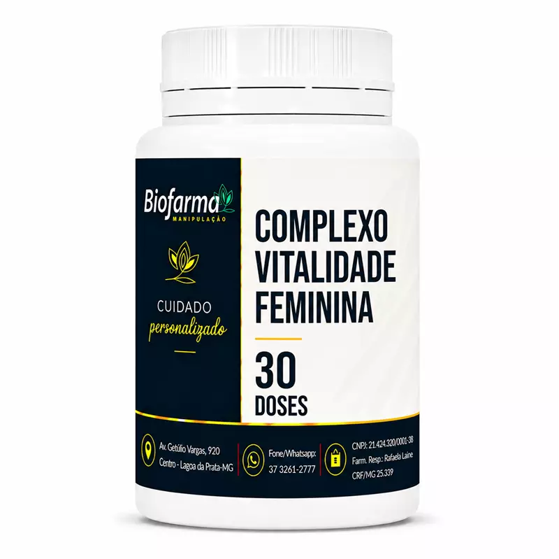 Complexo Vitalidade Feminina 30 doses