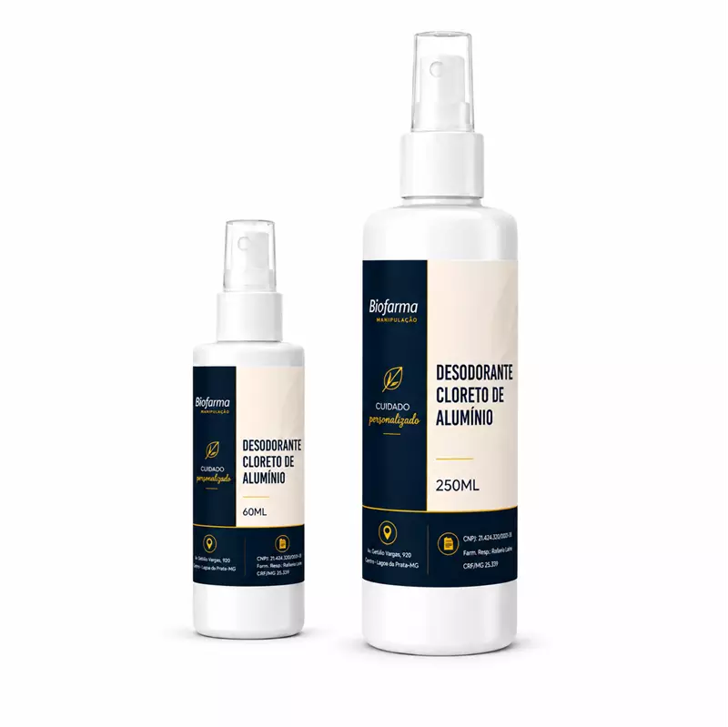 DESODORANTE CLORETO DE ALUMINIO 60ML