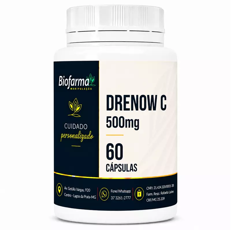 Drenow C 500mg - 60 cápsulas