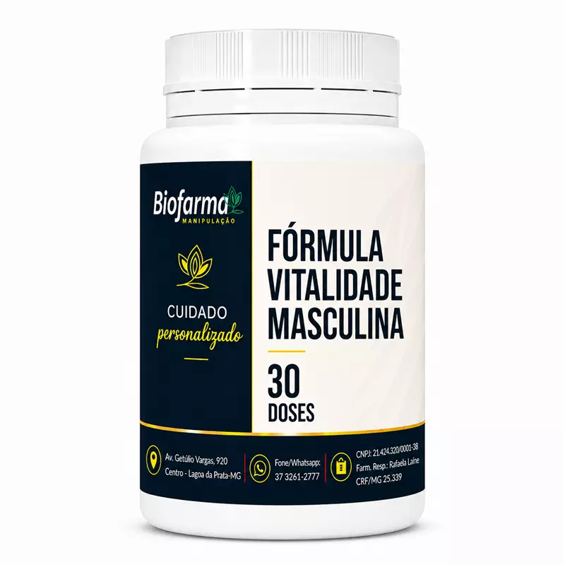 Fórmula Vitalidade Masculina - 30 DOSES