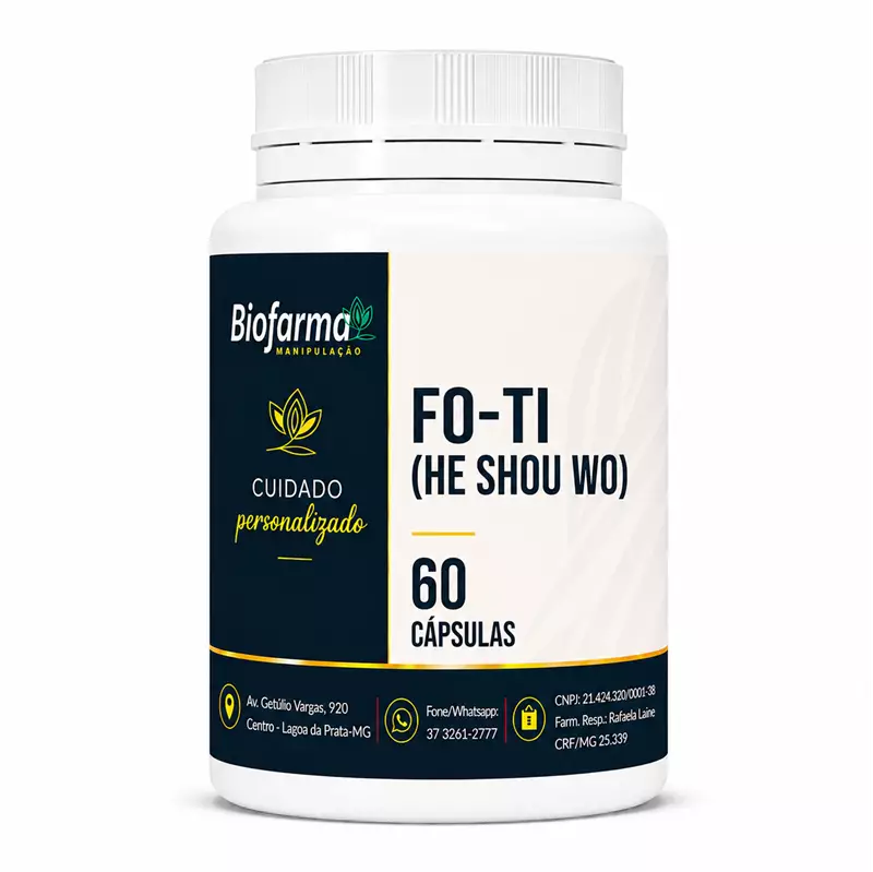 FO-TI (HE SHOU WO) -  60 CÁPSULAS