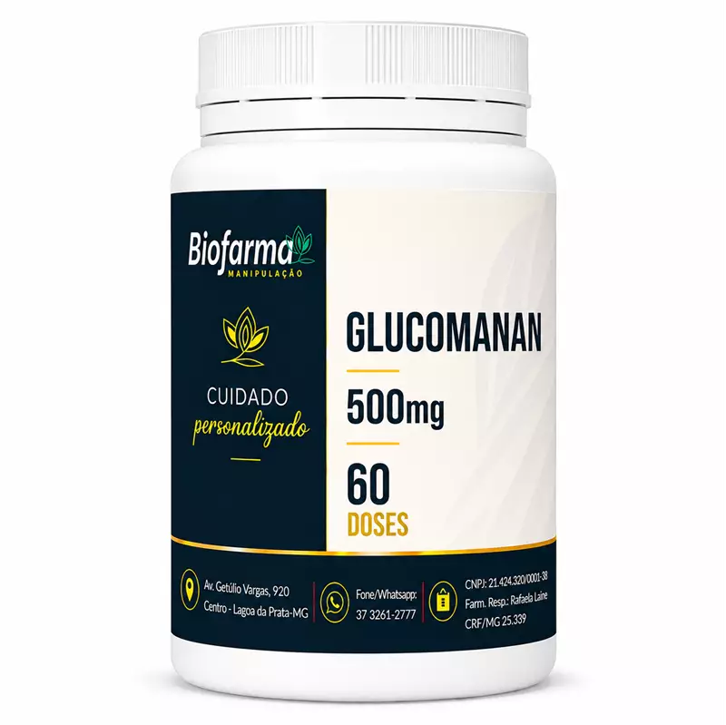 Glucomanan 500mg 60 Doses