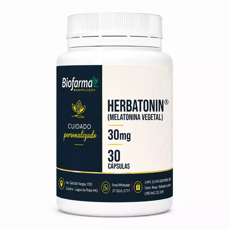 Herbatonin® (Melatonina vegetal) 30mg - 30 Cápsulas