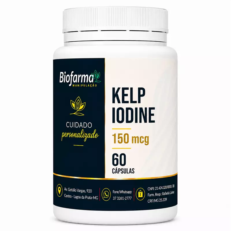 Kelp Iodine 150 mcg - 60 cápsulas