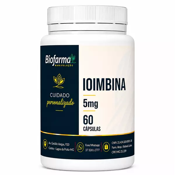 Ioimbina 5mg 60 Cápsulas