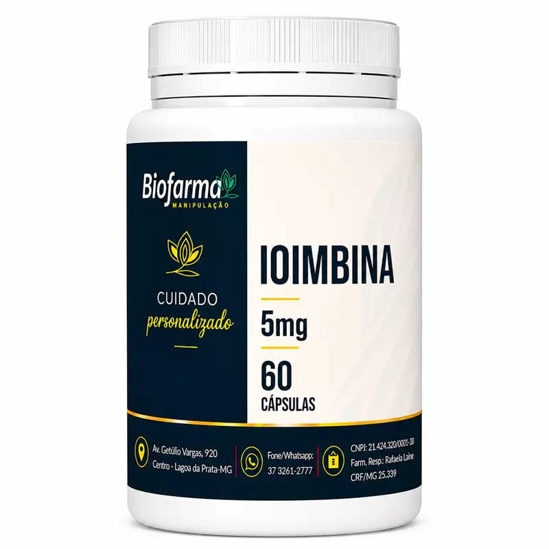 Ioimbina 5mg 60 Cápsulas