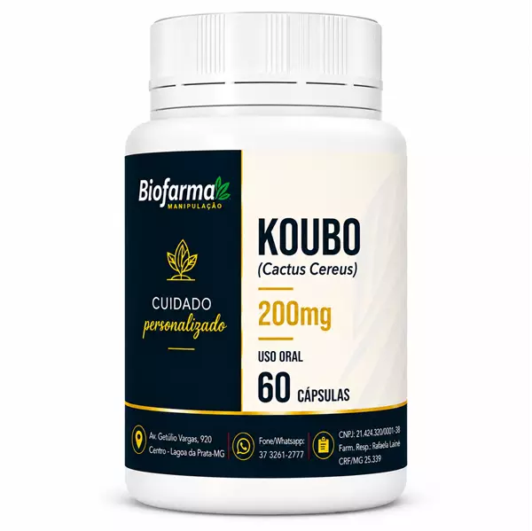 Koubo (Cactus Cereus) 200mg - 60 cápsulas