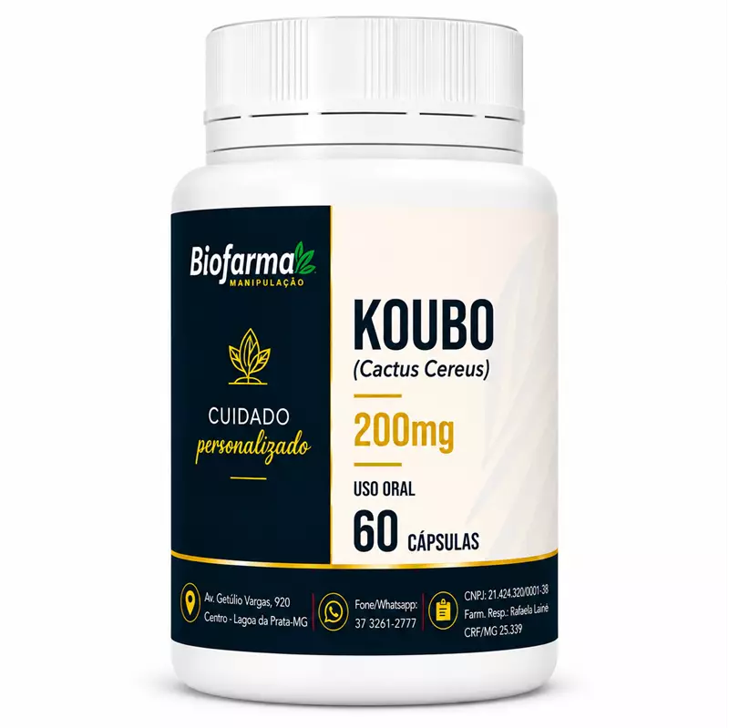Koubo (Cactus Cereus) 200mg - 60 cápsulas