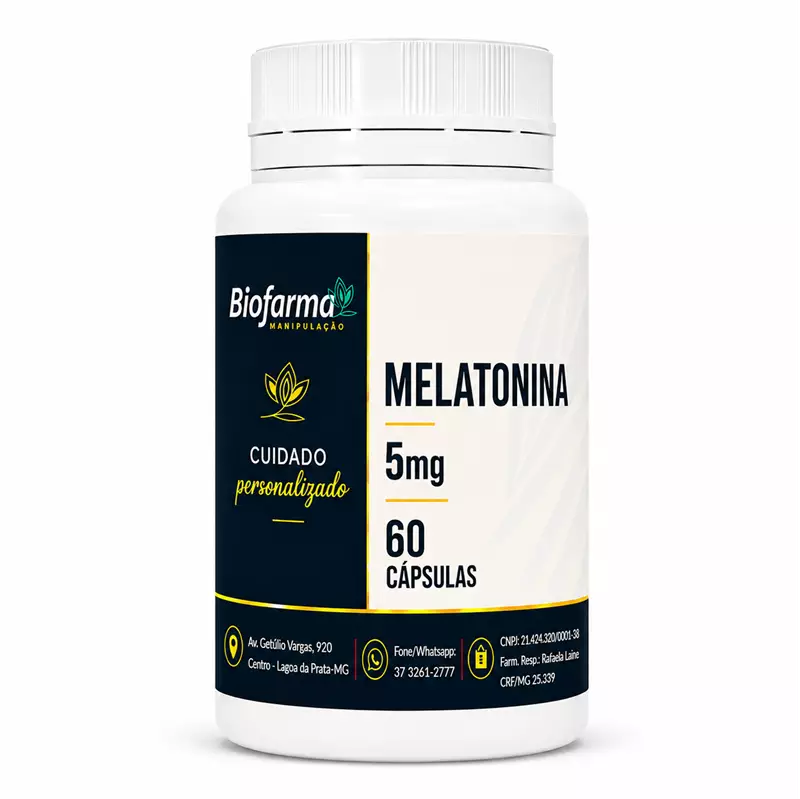 Melatonina 5mg - 60 Cápsulas