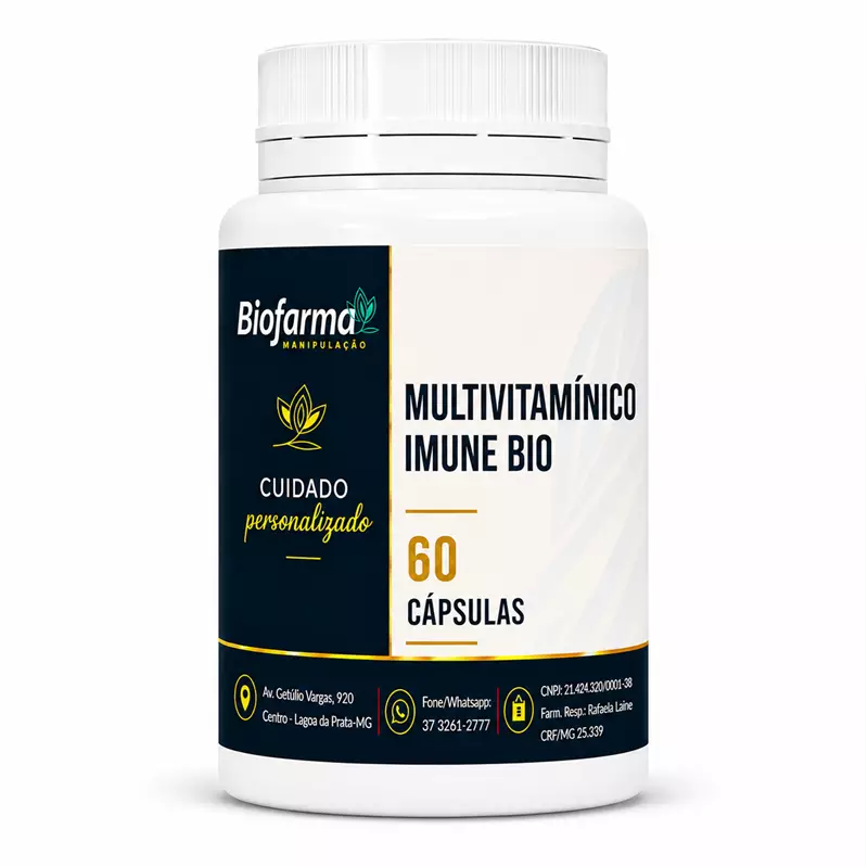 MULTIVITAMINICO IMUNE BIO - 60 CÁPSULAS