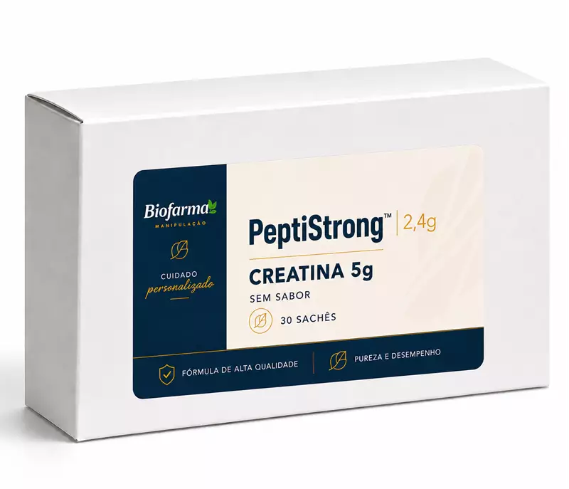 Peptistrong 2,4g + creatina 5g 30 unidades 