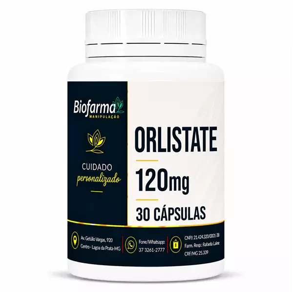 ORLISTATE 120MG - 30 CÁPSULAS