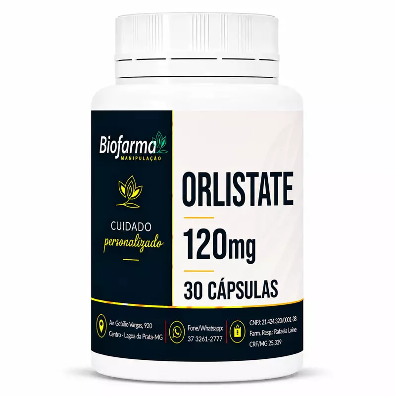 ORLISTATE 120MG - 30 CÁPSULAS