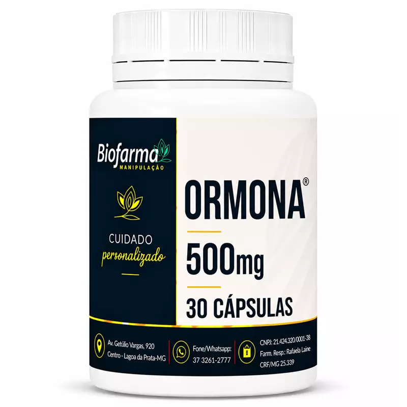 ORMONA® 500mg - 30 Cápsulas 