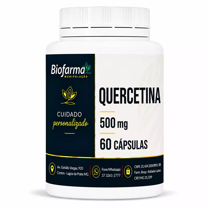 Quercetina 500mg 60 Cápsulas