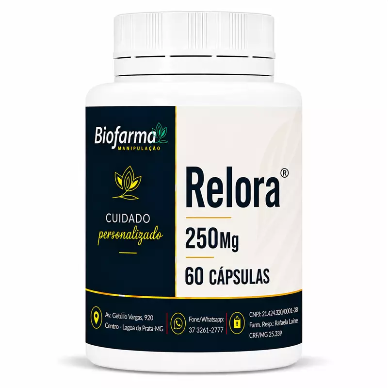 Relora® 250Mg - 60 Cápsulas 